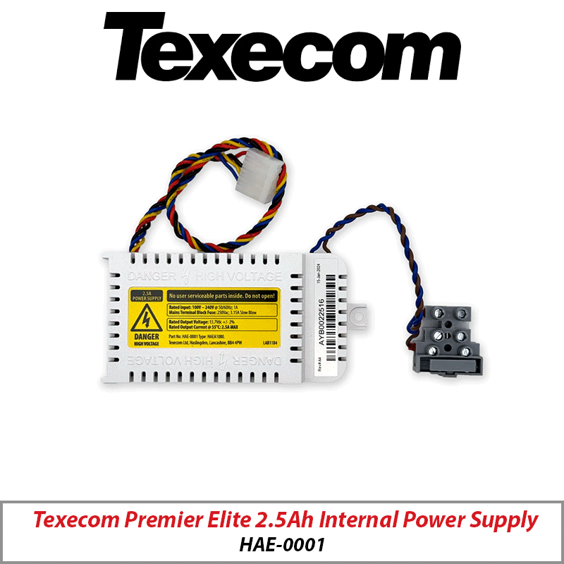 Texecom Premier Elite 2.5Ah Internal Power Supply HAE-0001