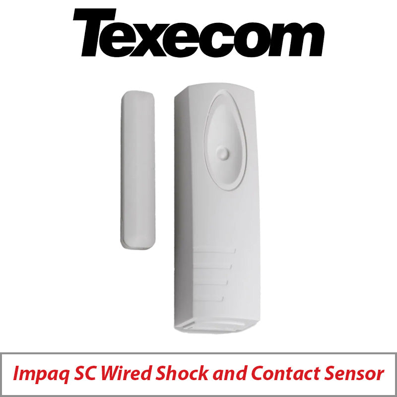 TEXECOM AEK-0001 IMPAQ SC VIBRATION DETECTOR WITH CONTACT IN WHITE GRADE 2