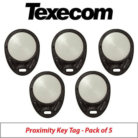 TEXECOM PREMIER CDB-0001 PROXIMITY KEY TAG PACK OF 5