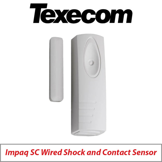 TEXECOM AEK-0001 IMPAQ SC VIBRATION DETECTOR WITH CONTACT IN WHITE GRADE 2