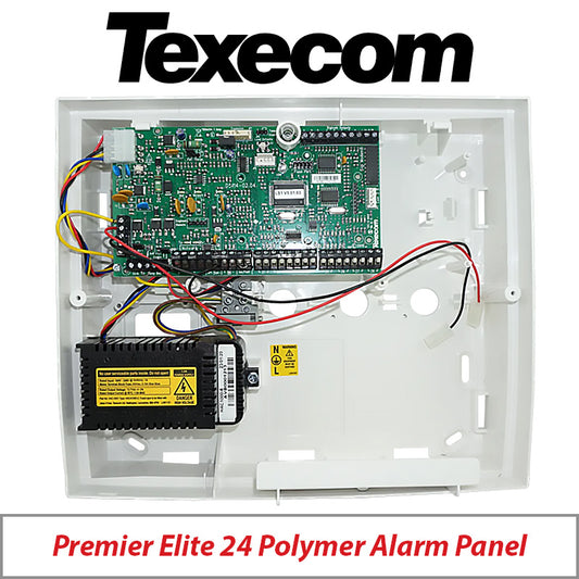 TEXECOM PREMIER ELITE CAA-0026 24 POLYMER ALARM PANEL - GRADE 2