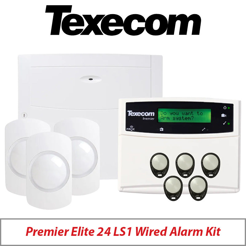 TEXECOM ALARM KIT WIRED KIT-1040 CAPTURE PREMIER ELITE 24 INTRUDER ALARM KIT - KIT-1040