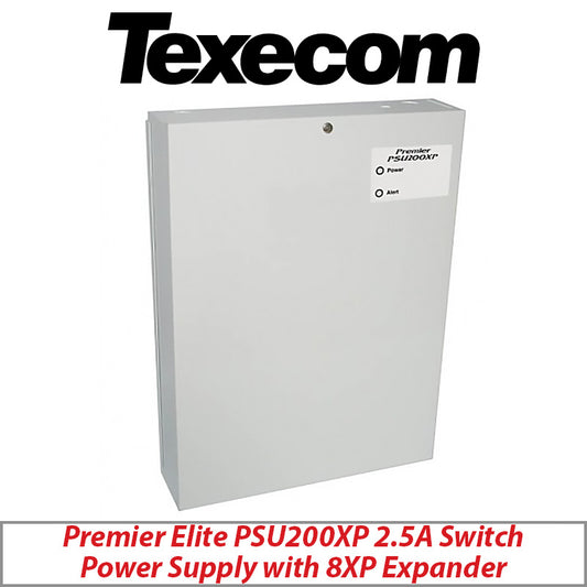 TEXECOM PREMIER ELITE CCJ-0001 PSU200XP 2.5A SWITCH POWER SUPPLY WITH 8XP EXPANDER - GRADE 3