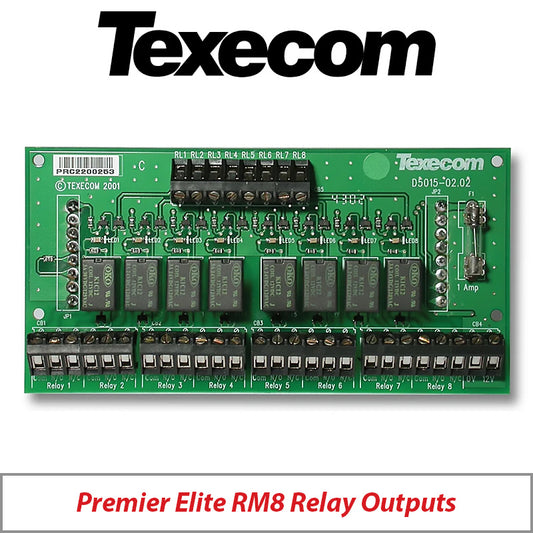 TEXECOM PREMIER ELITE CCK-0001 RM8 RELAY OUTPUTS - GRADE 3
