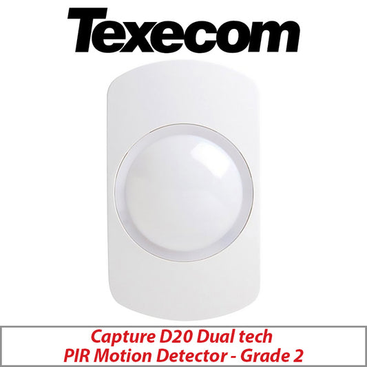 TEXECOM CAPTURE AKD-0001 D20 DUAL TECH PIR MOTION DETECTOR - GRADE 2