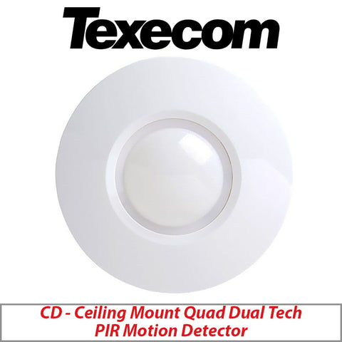 TEXECOM CAPTURE CEILING MOUNT CD DUAL TECH AKG-0001 PIR MOTION DETECTOR - GRADE 2