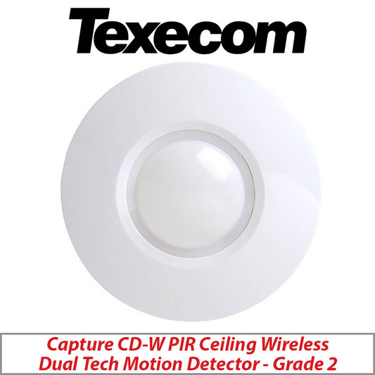 TEXECOM CAPTURE GDE-0001 CD-W QUAD PIR CEILING WIRELESS DUAL TECH MOTION DETECTOR - GRADE 2