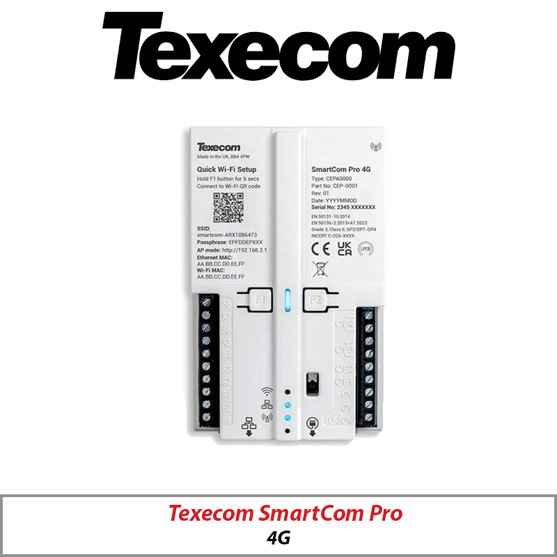 TEXECOM SMARTCOM PRO 4G WI-FI/LAN AND 4G CONNECTION CEP-0001