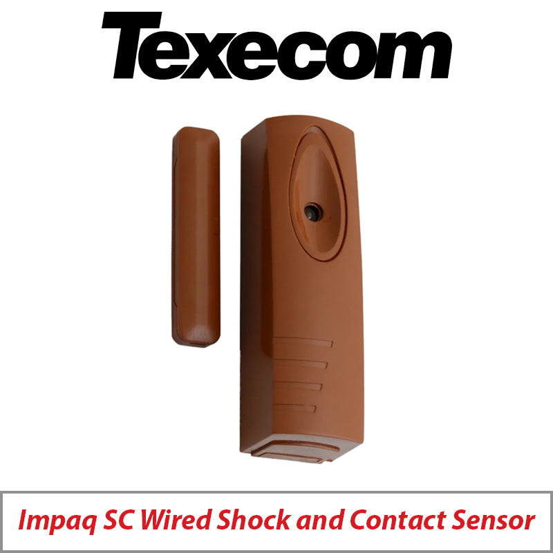 TEXECOM AEK-0002 IMPAQ SC VIBRATION DETECTOR WITH CONTACT IN BROWN GRADE 2