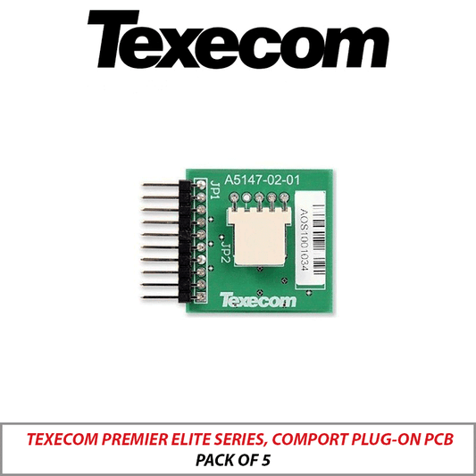 TEXECOM PREMIER ELITE SERIES, COMPORT PLUG-ON PCB PACK OF 5 JAL-0001