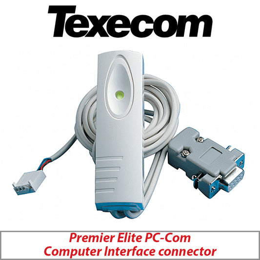 TEXECOM PREMIER ELITE JAA-0001 PC-COM PC CONNECTION LOCAL ENABLING