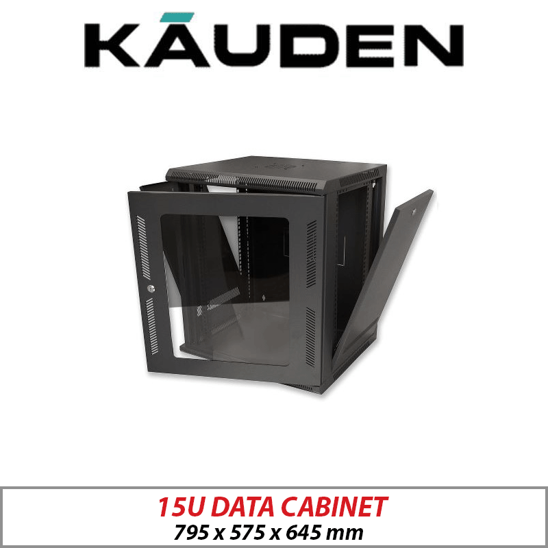 Kauden 15U Data Cabinet 600mm Deep DC15U-600