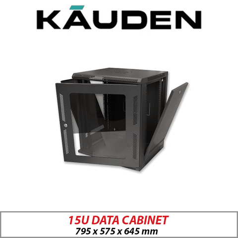 Kauden 15U Data Cabinet 600mm Deep DC15U-600