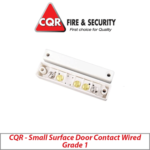CQR SMALL SURFACE DOOR CONTACT WIRED GRADE 1 DOOR-SC517