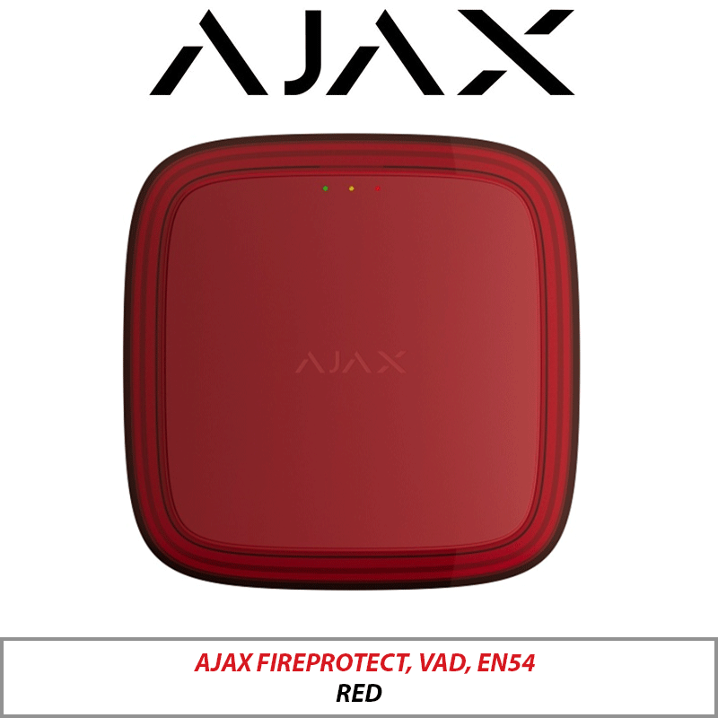 AJAX FireProtect VAD EN54 Red Fire Detector 118607