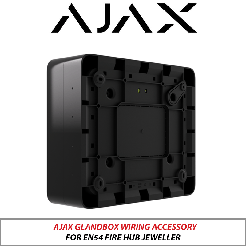 AJAX GlandBox EN54 Fire Hub Wiring Accessory Black