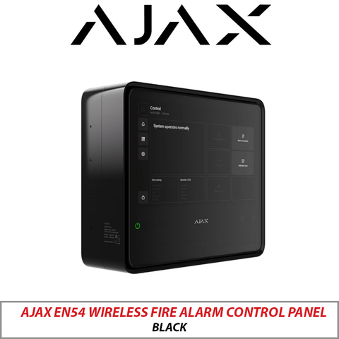 AJAX EN54 Wireless Fire Alarm Control Panel Black