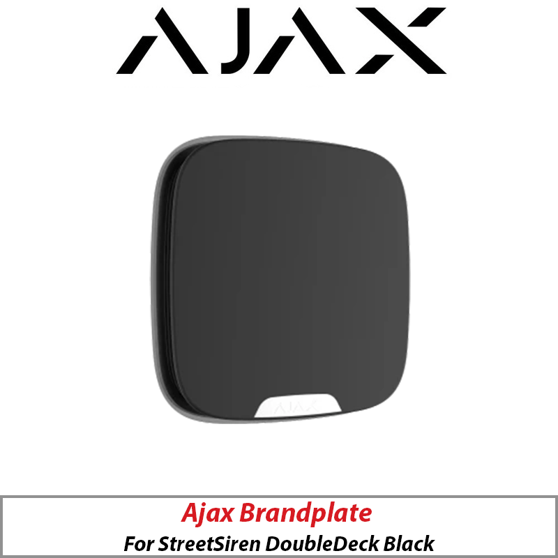 AJAX BRANDPLATE FOR STREETSIREN DOUBLEDECK BLACK AJAX-20379-PK1