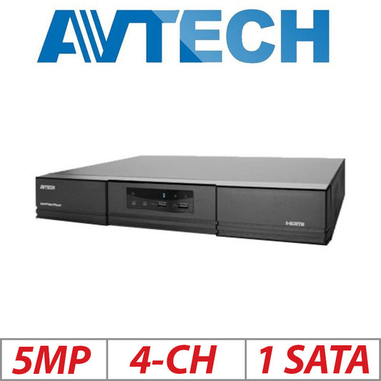 5MP AVTECH 4CH XVR DVR EZD5104
