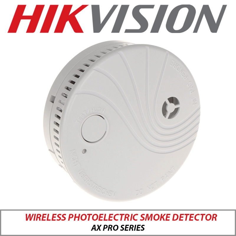 Hikvision AX Pro Wireless Photoelectric Smoke Detector – DS-PDSMK-S-WE