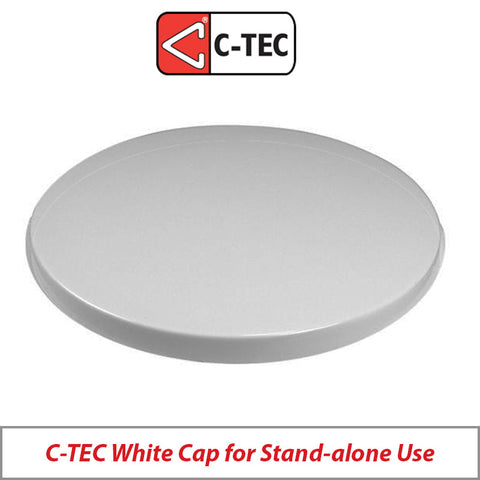 C-TEC White Standalone Detector Cap BF330CTLIDW