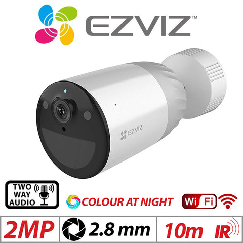 EZVIZ 2MP Battery PIR WiFi Camera 2.8mm Night Color BC1