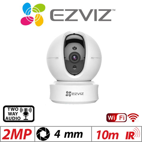 EZVIZ 2MP Smart Wi-Fi Motorized Pan-Tilt Camera White G1