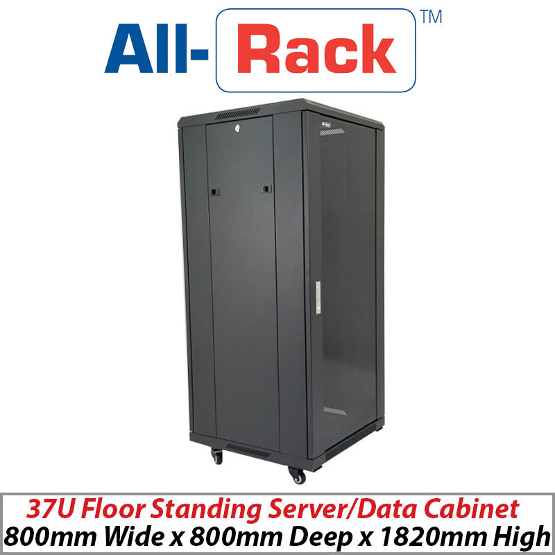 ALL-RACK 37U Floor Standing Server Data Cabinet CAB378X8