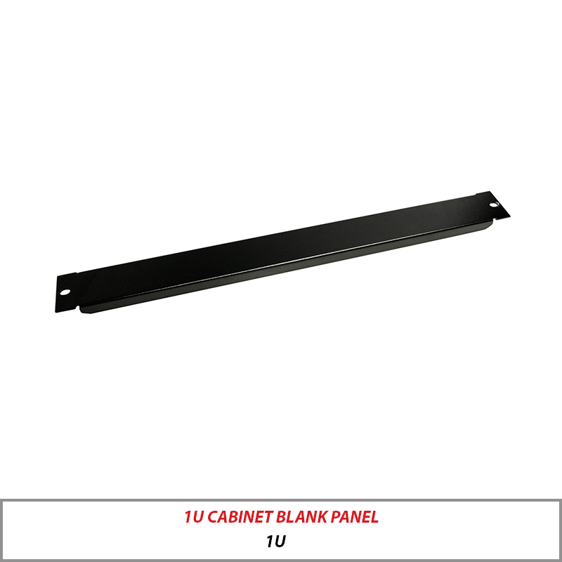 1U Cabinet Blank Panel for Rack Mount Data Cabinets