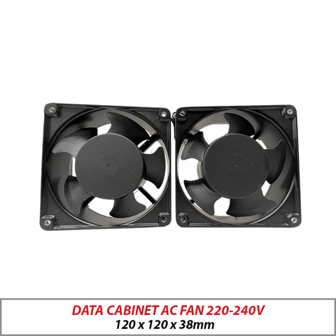 Data Cabinet AC Fan 220-240V 120x120x38mm CABINET-FAN-220V