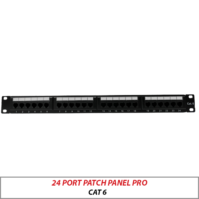 CAT6 24-Port Patch Panel UTP PRO Cabinet