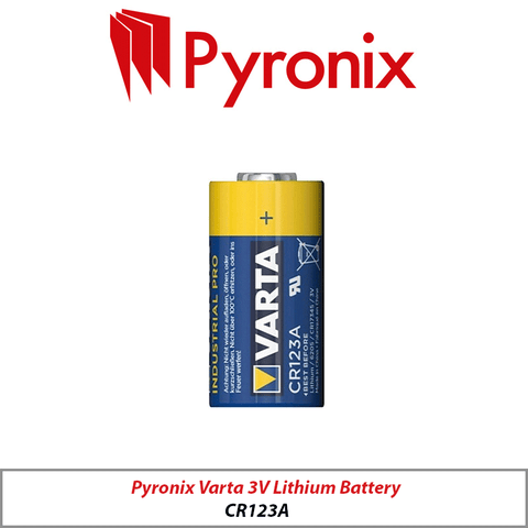Pyronix CR123A VARTA 3V Lithium Battery – CR123A
