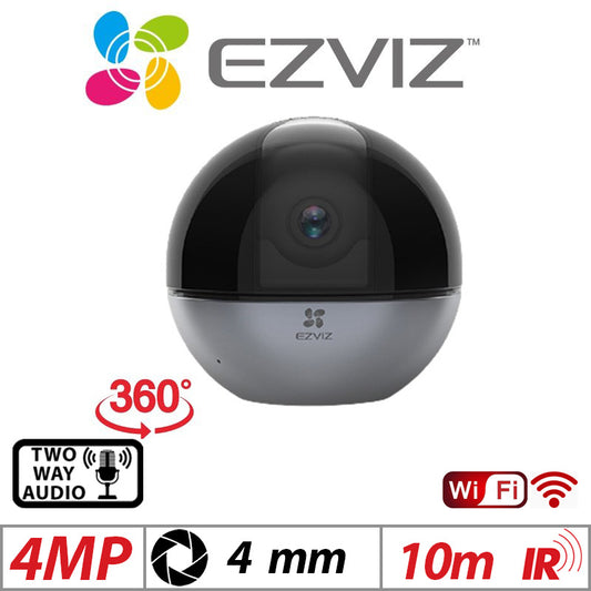 EZVIZ 4MP Pan-Tilt Wi-Fi Camera 4X Auto-Zoom 2-Way Audio G1