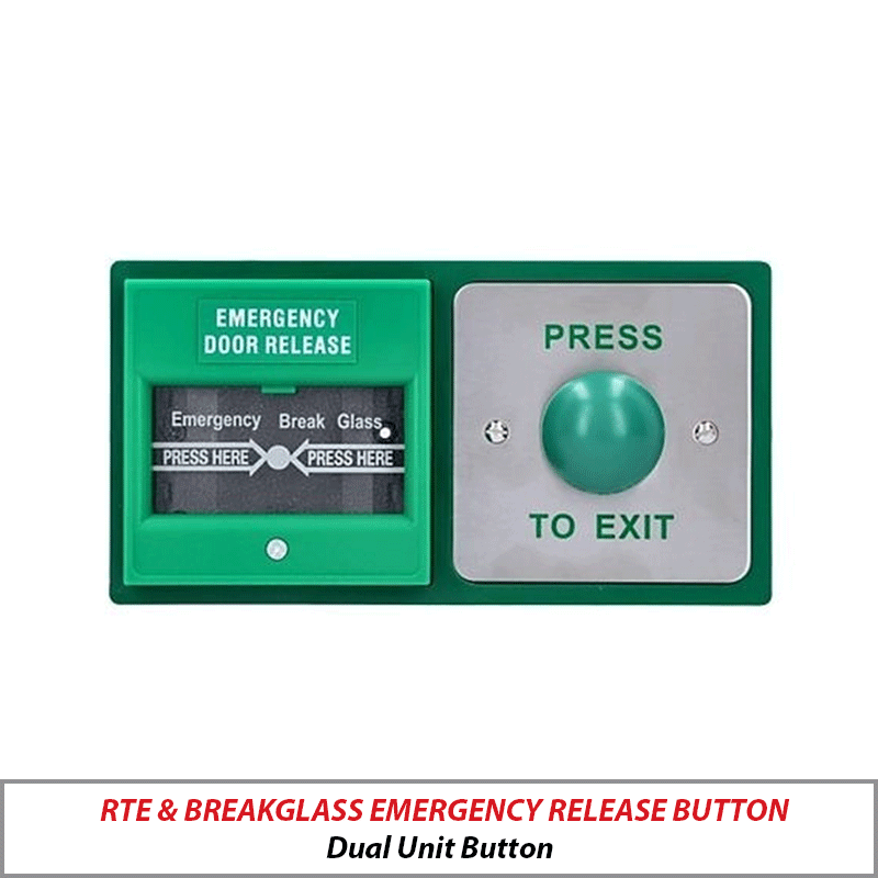 COMBINED GREEN DOME RTE & BREAKGLASS EMERGENCY RELEASE DBB-21-04
