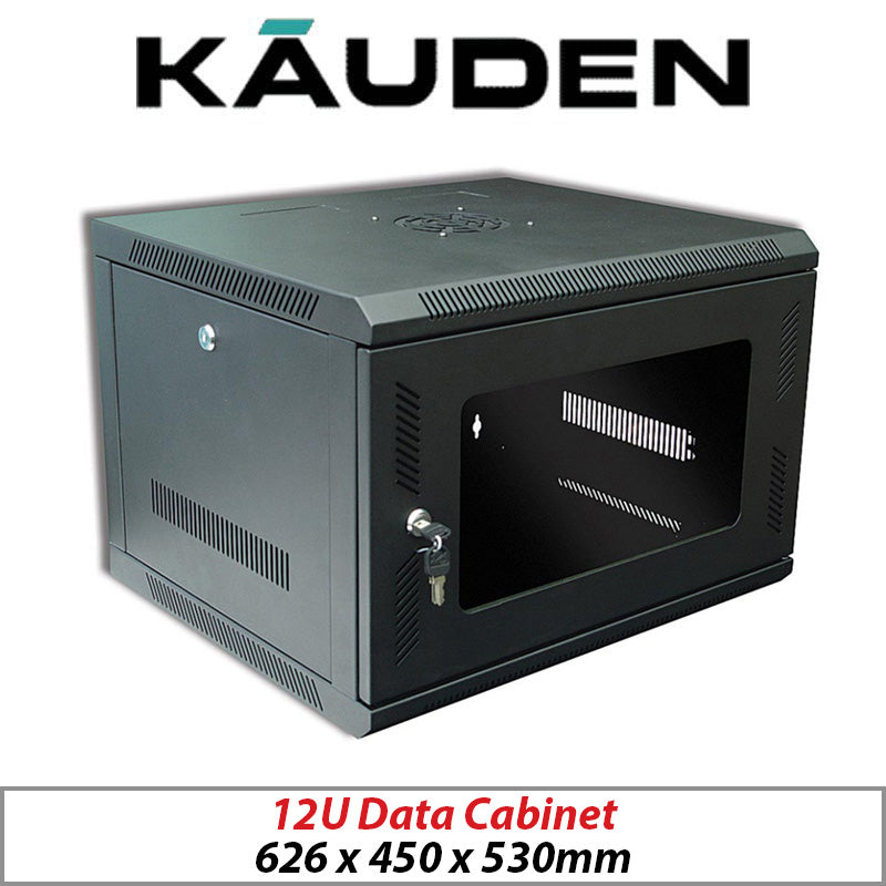 Kauden 12U Data Cabinet 450mm Deep DC12U/450