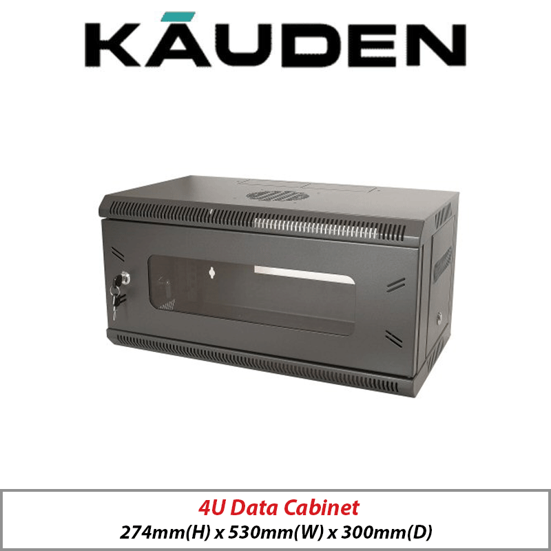 Kauden 4U Data Cabinet 300mm Deep DC4U/300