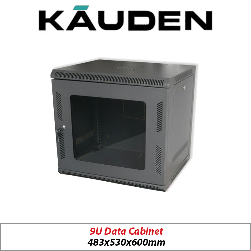 Kauden 9U Data Cabinet 600mm Deep DC9U/600