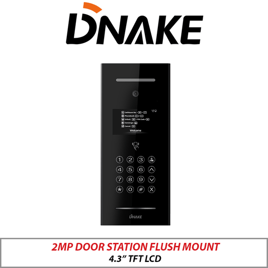 DNAKE 2MP Linux Intercom Door Station Flush Mount 280D-B20