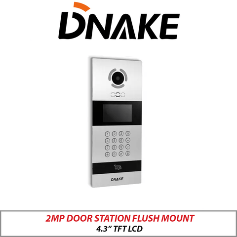 DNAKE 2MP Linux Intercom Door Station Flush Mount 280D-B9