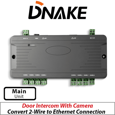 DNAKE Door Intercom with Camera 2-Wire to Ethernet G1