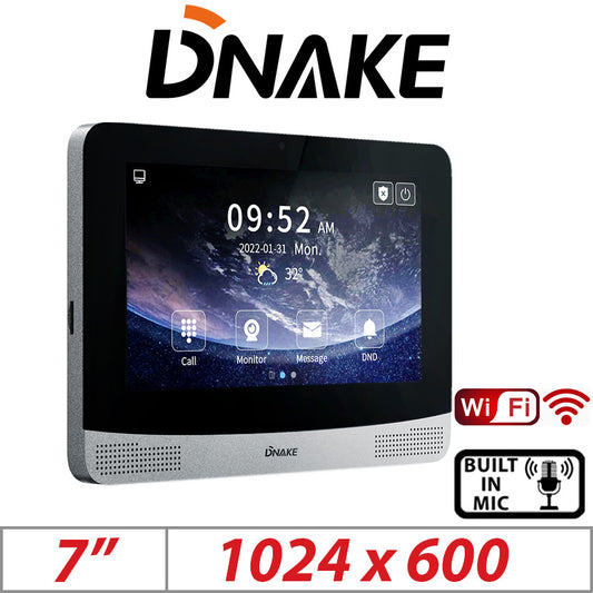 DNAKE 7″ Android Indoor Monitor Wi-Fi IPS LCD A416W