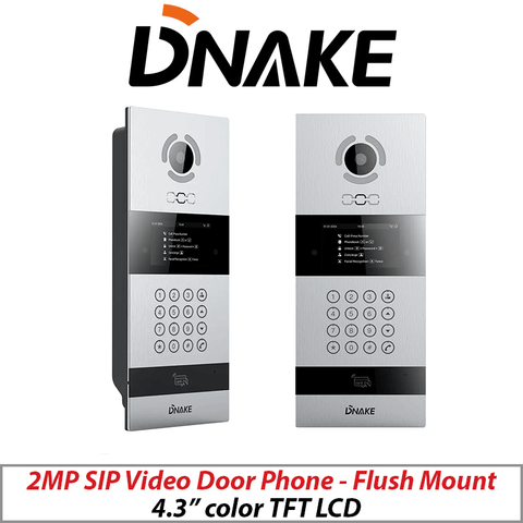 2MP DNAKE 4.3″ SIP Video Door Phone Flush Mount DNAKE-B613-2
