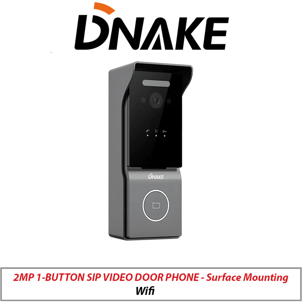 DNAKE 2MP Wi-Fi SIP Video Door Phone 1-Button C112A