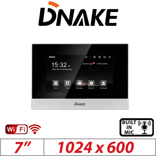 DNAKE 7″ TFT LCD Indoor Wi-Fi Monitor E215W-2