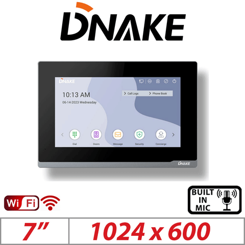 DNAKE 7 INCH TFT LCD INDOOR MONITOR GRADED ITEM - G1-DNAKE-E217W