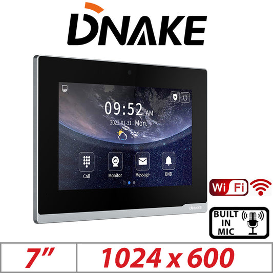 DNAKE 7″ Android Indoor Monitor Wi-Fi TFT LCD E416W