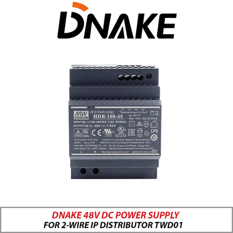 DNAKE 48V DC Power Supply for 2-Wire IP Distributor