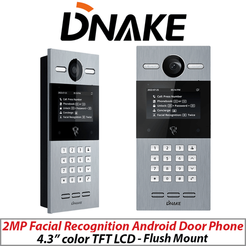 DNAKE 2MP Android Facial Recognition Door Phone 4.3"