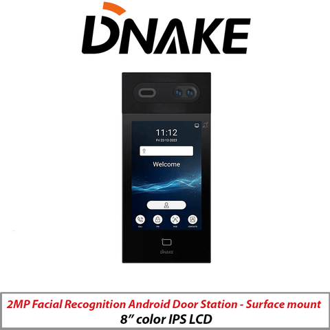 DNAKE 2MP Android Facial Recognition Door Station Surface Mount