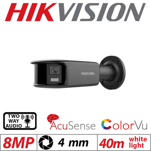 8MP Hikvision AcuSense DarkFighter Bullet IP Camera 4mm